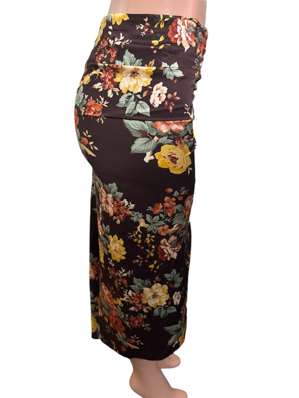 VERONICA BEARD Women’s Pixie Floral Ruched Silk Midi Skirt - Picture 5 of 16
